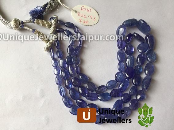 Tanzanite Far Smooth Nugget Beads